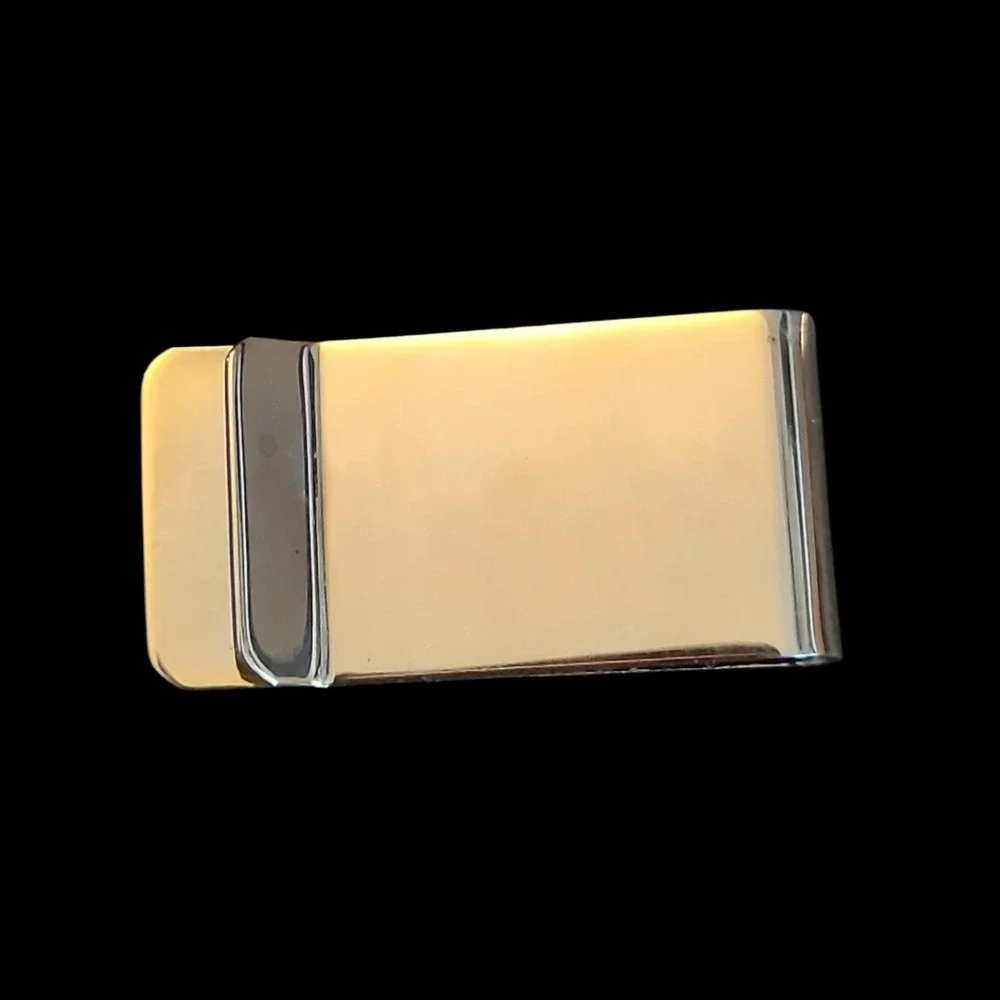 Vintage Gold Tone Peace Dove Cross Money Clip Christian Religious‎ Gift